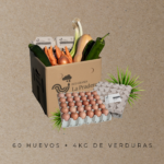 60 huevos + 4kg de vegetales