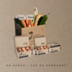 60 huevos + 6kg de verduras